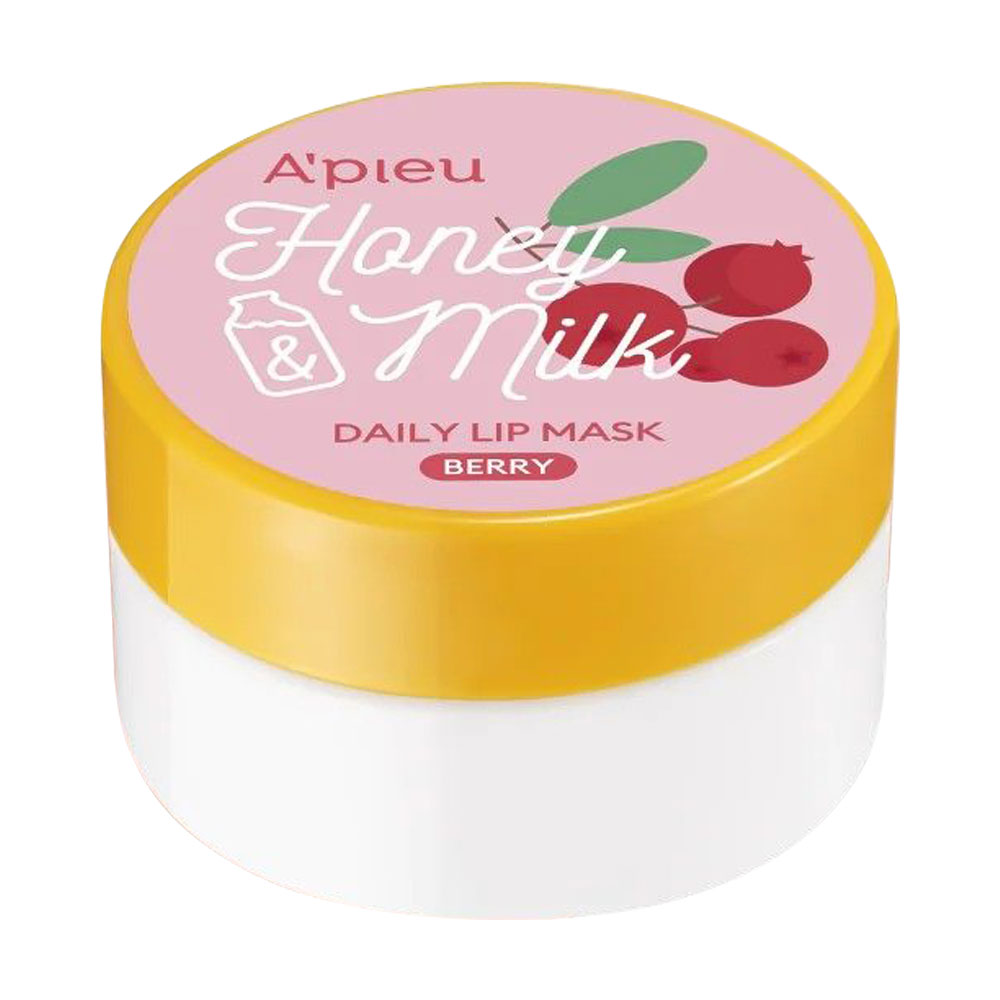 Живильна маска для губ A'pieu Honey &amp; Milk Daily Lip Mask, Berry, 6 г